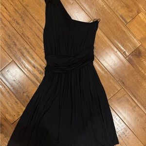 The Limited Black One-Shoulder Dress